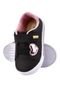 Tenis Infantil Menina Cano Baixo 7147-264 Preto - Marca B2A kids