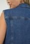Colete Jeans Hering Bolsos Azul - Marca Hering