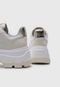 Tênis Dad Sneaker Chunky Via Marte Recortes Off-White - Marca Via Marte