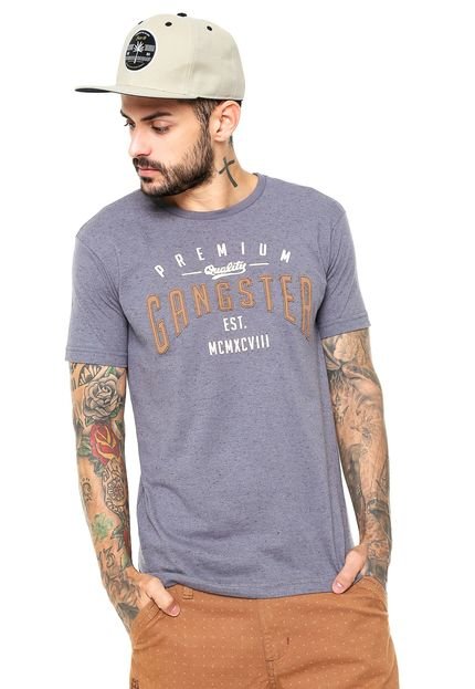 Camiseta Gangster Estampada Cinza - Marca Gangster