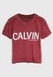 Camiseta Calvin Klein Kids Infantil Logo Vermelha - Marca Calvin Klein Kids