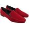 Sapato Mocassim Feminino CM Calçados Liso Confort Camurça Vermelho - Marca Monte Shoes