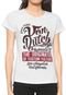Camiseta Von Dutch Lettering Branca - Marca Von Dutch 