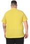 Camisa Polo Rovitex Plus Reta Bolso Amarela - Marca Rovitex Plus