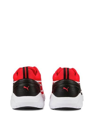 Tenis puma gris con discount rojo