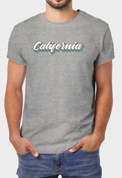 Camiseta Masculina Cinza California Algodão Premium Benellys - Marca Benellys