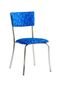 Cadeira Alumínio Polido Azul Romero Britto DAF - Marca Daf