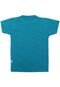 Camiseta Elian Menino Frontal Azul - Marca Elian
