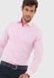 Camisa Forum Slim Logo Rosa - Marca Forum