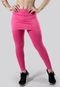 Kit 2 Calças 4 Estações Legging Saia Lisa Feminino Academia Fitness Malhar Cinza/Rosa - Marca 4 Estações
