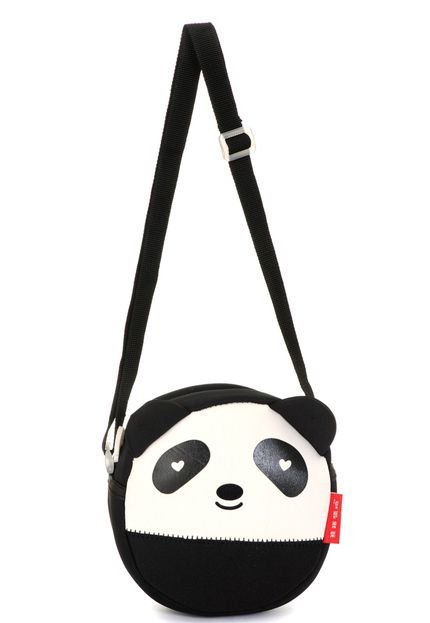 Bolsa Escolar Infantil Menino Menina Panda Star Shop Preto - Marca STAR SHOP