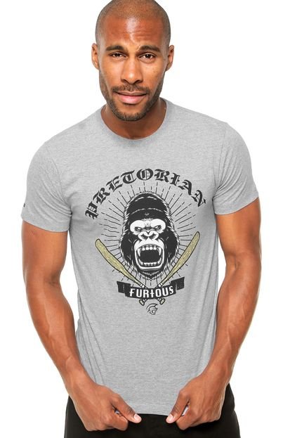 Camiseta Manga Curta Pretorian Furious Cinza - Marca Pretorian