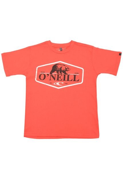 Camiseta Oneill Manga Curta Menino Laranja - Marca Oneill
