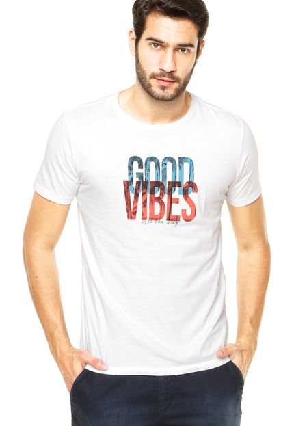 Camiseta VR Good Vibes Branca - Marca VR