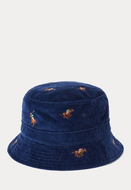 Chapéu Polo Ralph Lauren Bucket Azul-Marinho - Marca Polo Ralph Lauren