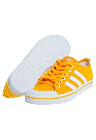 Tênis adidas Originals Honey Stripes Low W College Amarelo