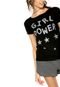 Camiseta Disparate Girl Power Preta - Marca Disparate