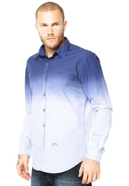 Camisa Ellus Horizon Stripped Azul - Marca Ellus