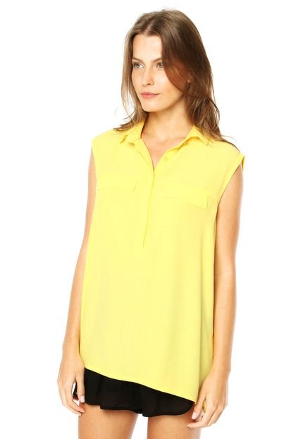 Camisa Colcci Rosie Pocket Amarela - Marca Colcci