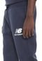 Calça Moletom New Balance Jogger Logo Azul-marinho - Marca New Balance
