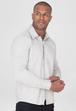 3 Modelos de Camisa Slim Fit Manga Longa