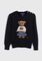 Suéter Polo Ralph Lauren Infantil Tricot Bears Azul-Marinho - Marca Polo Ralph Lauren