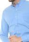 Camisa Banana Republic Slim Fit Tech-Stretch Azul - Marca Banana Republic