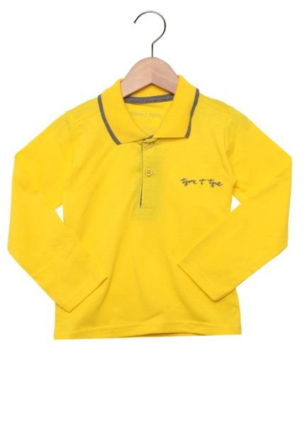 Camisa Polo Tigor T. Tigre Menino Amarelo - Marca Tigor T. Tigre