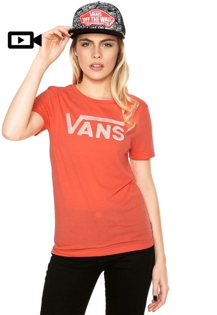 Camiseta Vans Authentic Water V Coral - Marca Vans