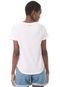 Camiseta Roxy Vintage Handmade Off-white - Marca Roxy