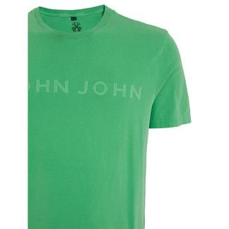 Camiseta John John Regular Bernard In24 Verde Masculino