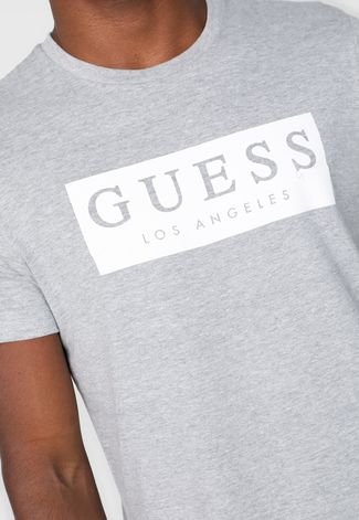 Camiseta Guess Los Angeles  Cinza