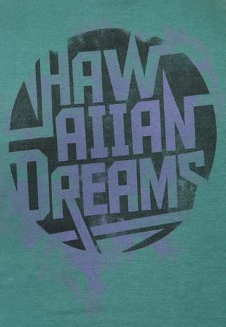 Camiseta HD Hawaiian Dreams Infantil Urban Verde