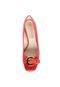 Scarpin Couro Jorge Bischoff Fivela Coral - Marca Jorge Bischoff