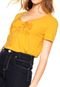 Camiseta Calvin Klein Jeans Flowers Amarela - Marca Calvin Klein Jeans
