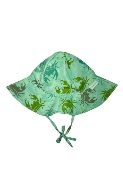 Chapéu Infantil de proteção solar Carangueijo verde - Marca Ecoeplay