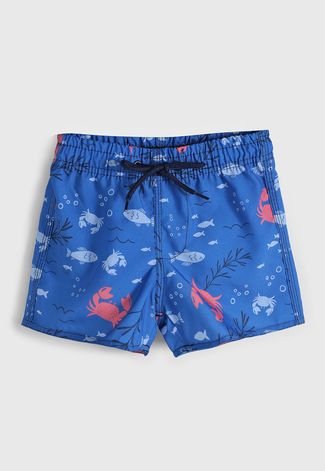 SHORTS TELA AZUL CLARO - Dellírios Kids