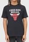 Camiseta New Era Chicago Bulls Preta - Marca New Era