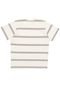 Camiseta Volcom Infantil Listras Off-White - Marca Volcom