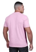 Camiseta Básica Masculina Lisa 100% Algodão 30.1 Techmalhas Rosa Claro - Marca TECHMALHAS