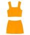 Conjunto Feminino Cropped E Shorts Saia Endless Laranja - Marca Endless