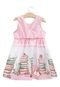 Vestido Infantil Milon Rosa - Marca Milon