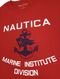 Camiseta Nautica Masculina Anchor Marine Institute Vermelha - Marca Nautica