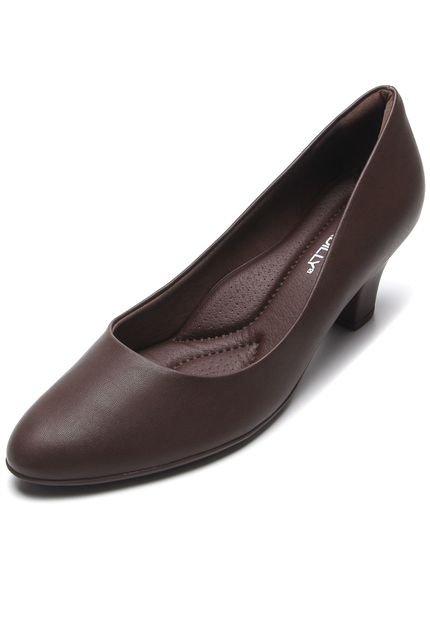 Scarpin Piccadilly Liso Marrom - Marca Piccadilly