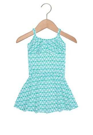 Vestido Kyly Menina Azul