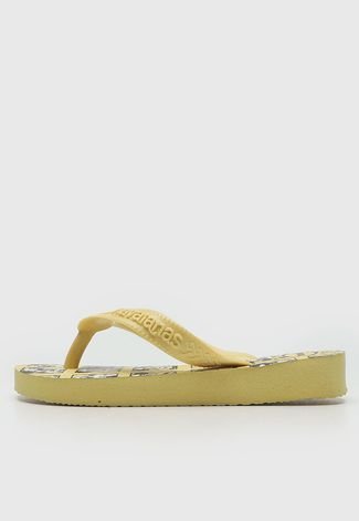 Chinelo Havaianas Feminino Tico e Teco Disney Amarelo, Lojas Torra