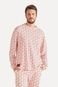 Camiseta Ml Pijama Full Print Netflix Reserva Branco - Marca Reserva