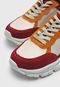 Tênis Dad Sneaker Chunky Amber Recortes Coloridos Off-White - Marca AMBER