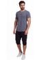 Camiseta Longline Brohood Masculina Malha Grafite - Marca Brohood