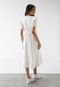 Vestido GAP Midi Acinturado Off-White - Marca GAP